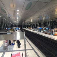 Photo taken at Frankfurt Airport International Railway Station by Mohamed amine I. on 2/29/2016