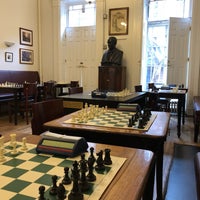 Photo taken at Marshall Chess Club by Nick G. on 4/17/2018