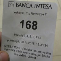 Banca Intesa Leskovac Central Serbia