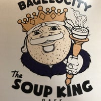 Foto diambil di Bagelocity &amp;amp; The Soup King Cafe oleh Kevin C. pada 8/25/2019