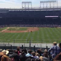 Photo taken at Wrigley Rooftops 3639 by Stephanie B. on 5/1/2015