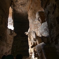 Photo taken at Yungang Grottoes by Zihao Y. on 3/21/2024