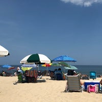 Photo taken at Pier Village Beach by Sara G. on 7/20/2019