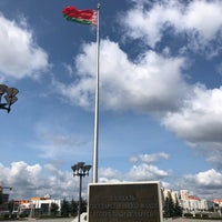 Photo taken at Площадь Государственного флага Республики Беларусь by Денис С. on 7/20/2022