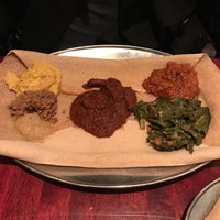Photo taken at Meskerem Ethiopian Restaurant by Weifang Z. on 5/12/2018