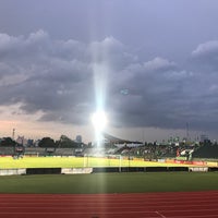 Photo taken at Royal Thai Army Stadium by Chotiwat M. on 6/15/2019