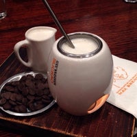 Photo taken at Max Brenner Chocolate Bar by Rachel L. on 2/28/2014
