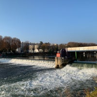 Photo taken at Barrage de Joinville-Le-Pont by Yann P. on 11/17/2018