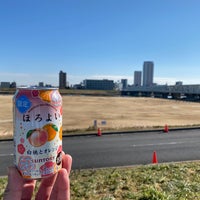 Photo taken at 江戸川グラウンド 市川橋上流野球場 by Ikuya O. on 1/16/2022