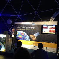 Photo taken at European Space Expo by Angélique J. on 6/22/2016