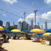 Photo taken at Brooklyn Bridge Park Pop Up Pool by kyser t. on 7/6/2013