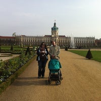 Photo taken at Charlottenburg Palace by Alena A. on 4/21/2013