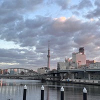 Photo taken at Ryogoku Bridge by かず on 1/4/2024