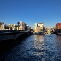 Photo taken at Ryogoku Bridge by かず on 2/13/2024