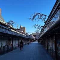 Photo taken at Nakamise Shopping Street by かず on 4/9/2024