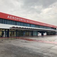 Photo taken at Aeroporto di Rimini Miramare (RMI) by AJ on 10/22/2021