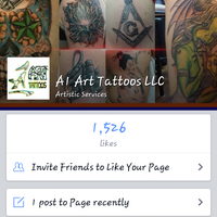 Photo taken at A1 Art Tattoos LLC by Lavon T. on 9/27/2014