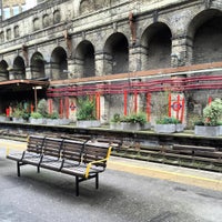 Photo taken at Barbican London Underground Station by Elisabeth O. on 3/26/2016