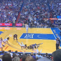 Photo taken at Allen Fieldhouse by Jessica B. on 3/4/2022