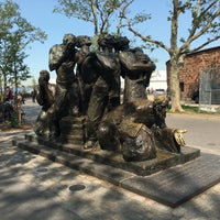 Photo taken at Immigrants Sculpture by Jessica B. on 5/20/2016