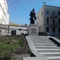 Photo taken at Пам&amp;#39;ятник Юліушу Словацькому by Ketrin V. on 3/30/2014