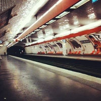 Photo taken at Métro Michel-Ange – Auteuil [9,10] by João G. on 11/19/2012