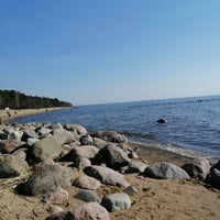 Photo taken at Дикий пляж у пансионата «Морской прибой» by Виктория Г. on 4/7/2020
