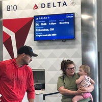 Photo taken at Gate B10 by Andrew M. on 6/12/2018