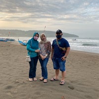 Photo taken at Pantai Barat Pangandaran by yp l. on 11/14/2020