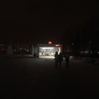 Photo taken at metro Strelka by Андрей С. on 1/13/2019