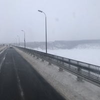 Photo taken at Мост через р. Волга by Андрей С. on 12/24/2018