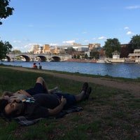 Photo taken at Hampton Court Riverside by Jaroslaw M. on 8/22/2015