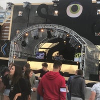 Photo taken at Ostend Beach Festival by Ju D. on 7/14/2019