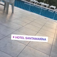Photo taken at Santa Marina Deluxe Hotel by Ahmet S. on 10/29/2019