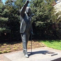 Photo taken at Sir Winston Churchill Statue by Michael R. on 4/24/2014