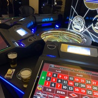 Photo taken at APEX Electronic Casino Leptokarija by Deniz on 9/21/2019