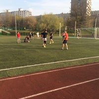 Photo taken at Футбольное поле by Julia S. on 4/27/2014