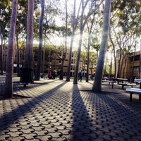 Photo taken at Macquarie University Central Courtyard by Jishnu N. on 3/20/2014