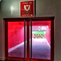 Photo taken at Anfield by Esin D. on 7/21/2018