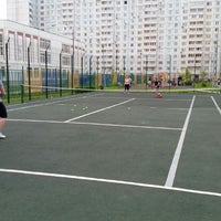Photo taken at Теннисный корт by Club D. on 5/16/2014