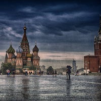 8/15/2015 tarihinde Владимир А.ziyaretçi tarafından Restaurant &amp;quot;Red Square, 1&amp;quot;'de çekilen fotoğraf