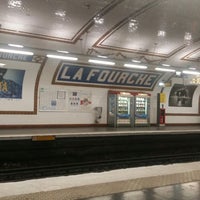 Photo taken at Métro La Fourche [13] by Julien on 5/20/2018