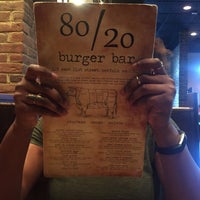 Photo taken at 80/20 Burger Bar by S. 〽. on 9/23/2016
