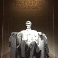 Photo taken at Lincoln Memorial by Fer J. on 3/24/2016