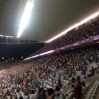 Photo taken at Arena Corinthians by WILL C. on 4/21/2016
