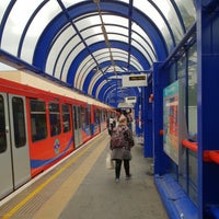 Photo taken at Bow Church DLR Station by Pim D. on 8/24/2018
