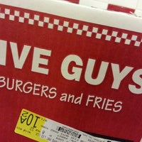 Photo taken at Five Guys by Denny D. on 1/18/2013
