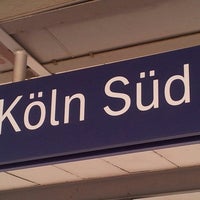 Photo taken at Bahnhof Köln Süd by Mel H. on 3/24/2014