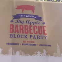 Photo taken at Big Bob Gibson Bar-B-Q Tent @ Big Apple Barbecue Block Party by Gene K. on 6/8/2014