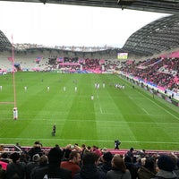 Photo taken at Stade Jean-Bouin by Nicolas D. on 11/25/2018